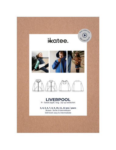 Liverpool unisex ritsvest patroon - Ikatee