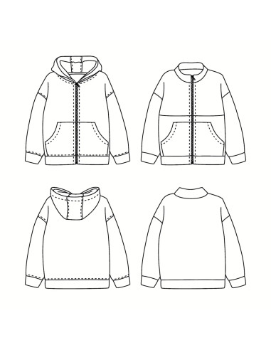 Liverpool unisex ritsvest patroon - Ikatee
