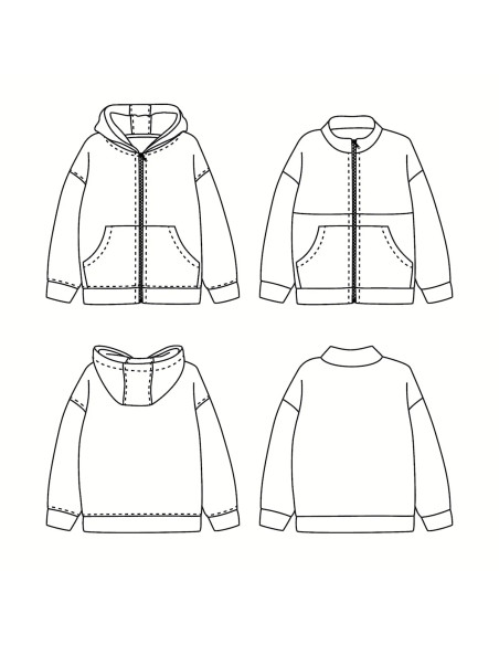 Liverpool unisex ritsvest patroon - Ikatee
