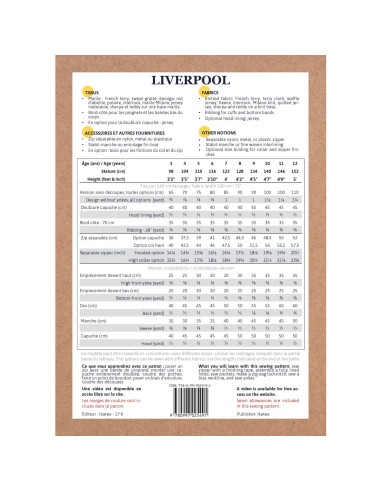 Liverpool unisex ritsvest patroon - Ikatee