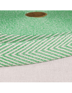 Chevron geweven riem - Lichtgroen