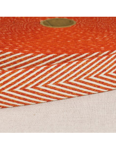 Chevron geweven riem - Oranje