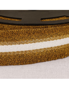 Lurex franje band - Oker