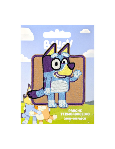 Geborduurd embleem Bluey - Hallo