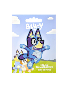 Geborduurd embleem Bluey - Gelukkig