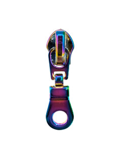 Cursor voor nylon sluiting 5 mm - Regenboog