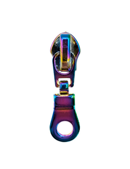 Cursor voor nylon sluiting 5 mm - Regenboog