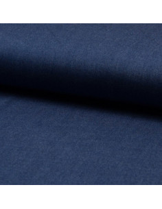 Viscose chambray stof - Jeansblauw