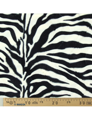 Dierlijke huid effect stof - Zebra