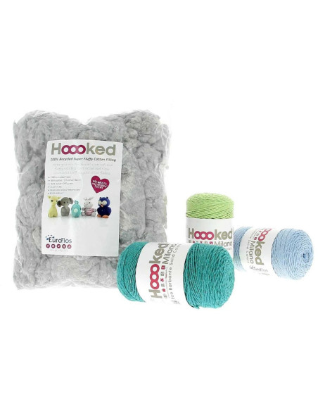 Hoooked vulvezel 250 g - Wolkengrijs