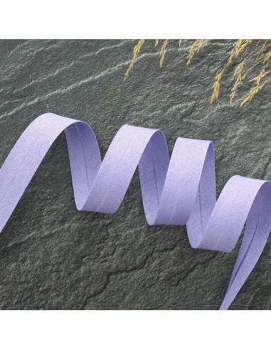 Biasband van polycotton - Periwinkle