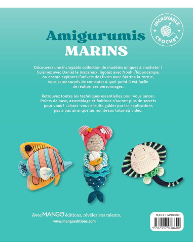 Boek over mariene amigurumi's