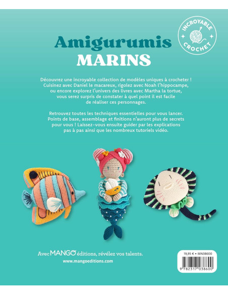 Boek over mariene amigurumi's