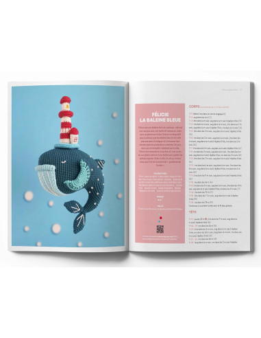 Boek over mariene amigurumi's