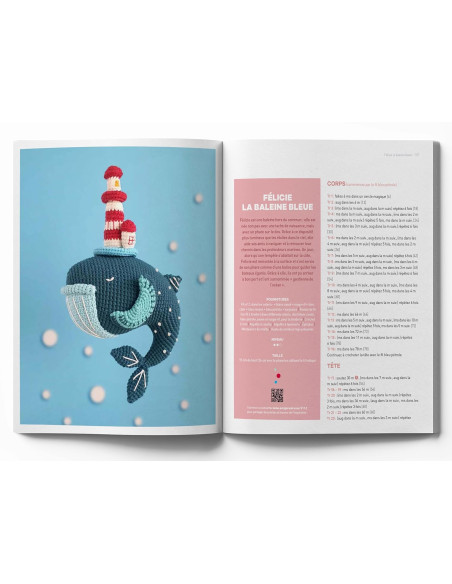 Boek over mariene amigurumi's
