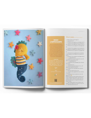 Boek over mariene amigurumi's