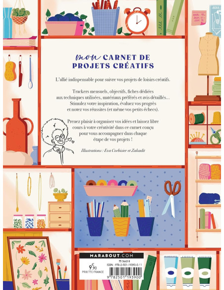 Boek mijn creatieve projectnotitieboekje