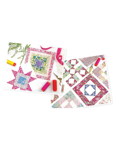 Boek 1 quilt, 100 blokken - Alice in Wonderland