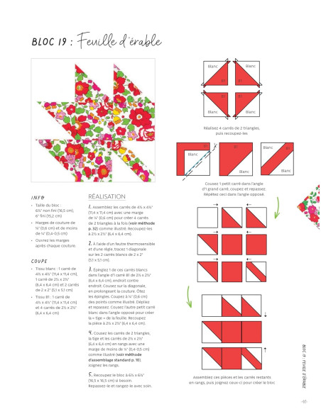 Boek 1 quilt, 100 blokken - Alice in Wonderland