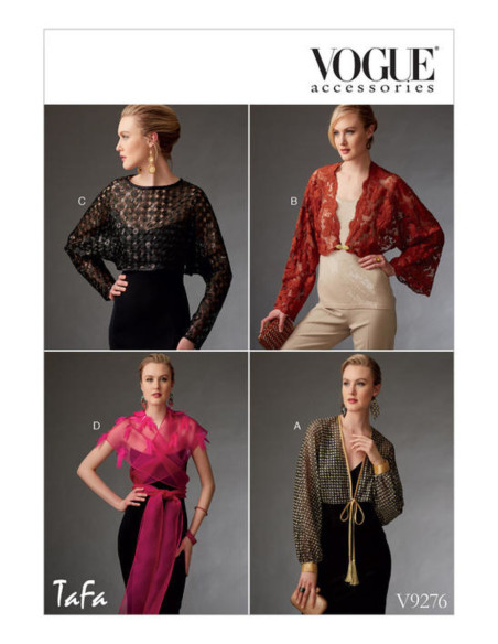 Bolero- en minicapepatroon - Vogue 9276