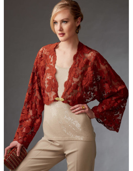 Bolero- en minicapepatroon - Vogue 9276