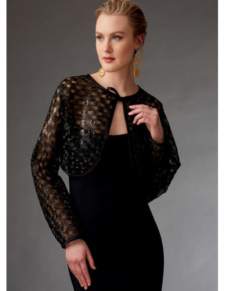 Bolero- en minicapepatroon - Vogue 9276