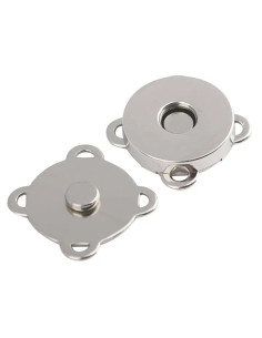 Magnetische drukknopen 18 mm om te naaien - Zilver