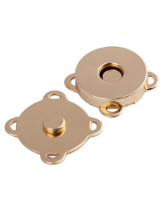 Magnetische drukknopen 19 mm om te naaien - Goud