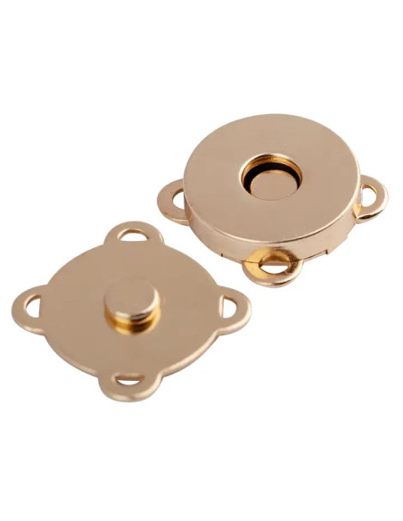 Magnetische drukknopen 19 mm om te naaien - Goud