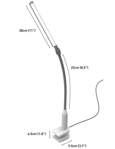 Klemlamp UnoPro Daylight