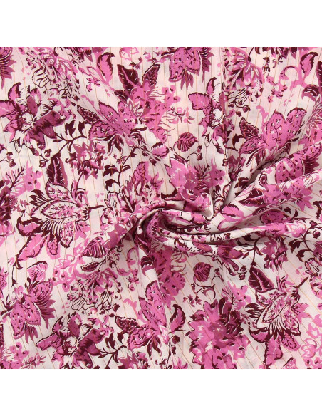 Indiase katoenen voile stof - Surat