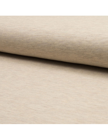 Gemengde joggingstof - Beige