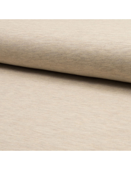 Gemengde joggingstof - Beige