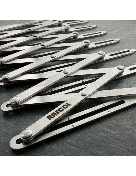 Meetlat voor metalen knoopsgaten premium Rascol