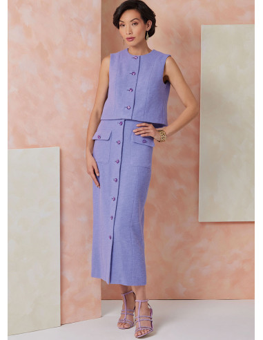 Bovenstuk patroon - Vogue 2118
