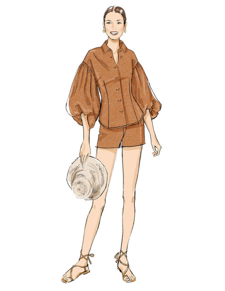 Bovenstuk patroon - Butterick 7045