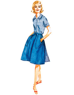 Vintage kledingpatroon - Butterick 7053 2