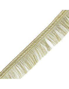 Lurex franje 50 mm - Goud