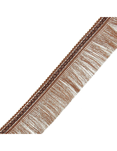 Lurex franje 50 mm - Brons