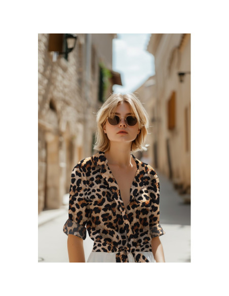 Fantasie viscose stof - Panter