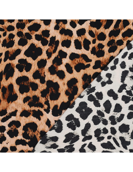 Fantasie viscose stof - Panter
