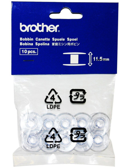 Originele Brother spoelen 11,5 mm voor naaimachines