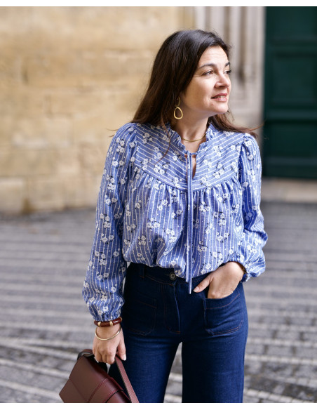 Patron de blouse-robe Zélie - Clématisse Pattern