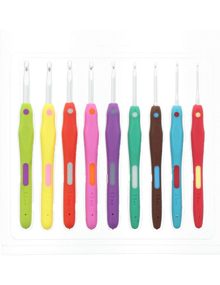 Set van 9 ergonomische haken Rascol