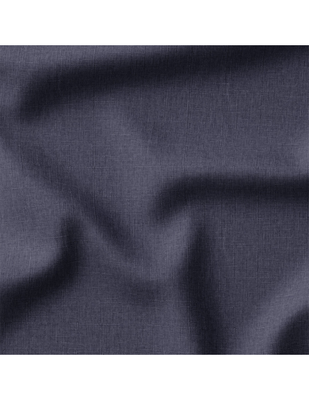 Gewassen linnen stof - Indigo