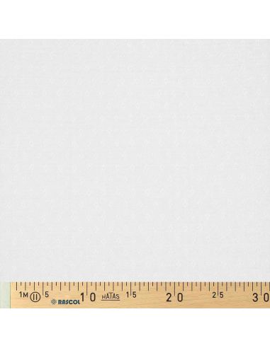 Pointelle gebreide jersey stof - Wit