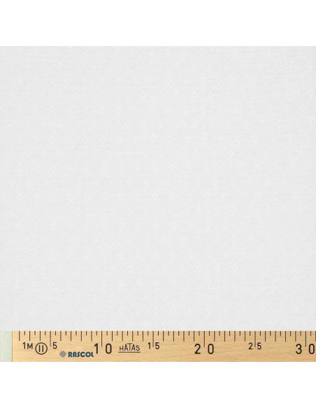 Pointelle gebreide jersey stof - Wit