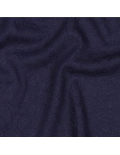 Pointelle gebreide jersey stof - Marineblauw