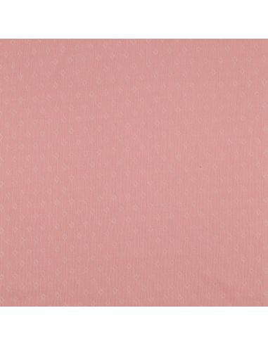 Pointelle gebreide jersey stof - Roze