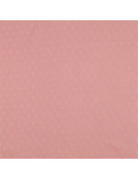 Pointelle gebreide jersey stof - Roze